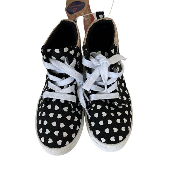 Oomphies  Black and Gold Sam Hi-Top NWT - Picture 1 of 4